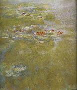 Claude Monet Detail from the Water Lily Pond Germany oil painting reproduction